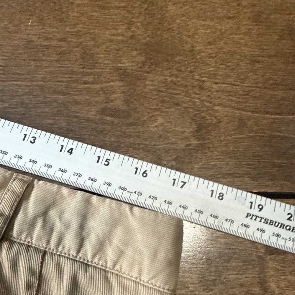 Peter Millar Bedford Shorts Men's 35 Beige Golf Chino 9" Inseam Preppy Casual - Picture 5 of 7